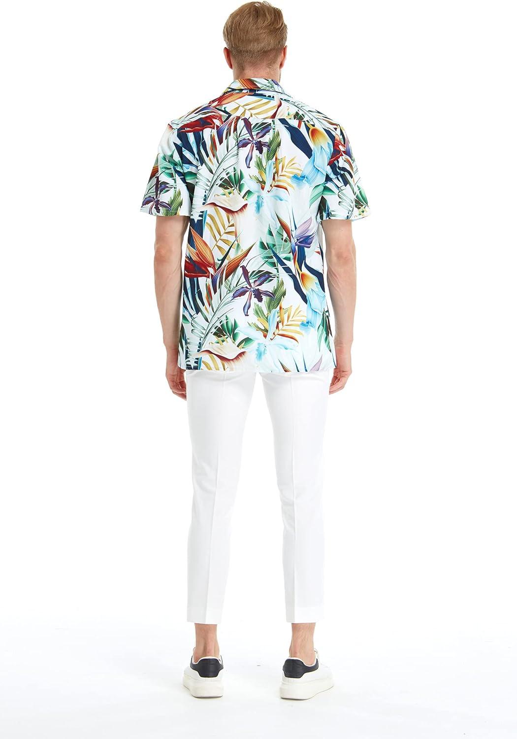 imageHawaii Hangover Mens Hawaiian Shirt Aloha Shirt Floral Edge in Assorted ColorsLost in Paradise