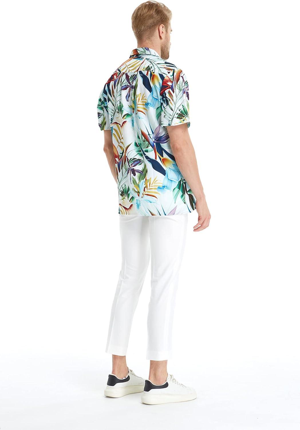 imageHawaii Hangover Mens Hawaiian Shirt Aloha Shirt Floral Edge in Assorted ColorsLost in Paradise