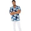 imageHawaii Hangover Mens Hawaiian Shirt Aloha Shirt Floral Edge in Assorted ColorsPacific Palm Navy
