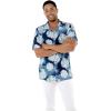 imageHawaii Hangover Mens Hawaiian Shirt Aloha Shirt Floral Edge in Assorted ColorsPacific Palm Navy