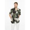imageHawaii Hangover Mens Hawaiian Shirt Aloha Shirt Floral Edge in Assorted ColorsWispy Cereus Black