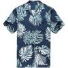Palm Leaves in Blue