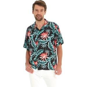 imageHawaii Hangover Mens Hawaiian Shirt Aloha Shirt Floral Edge in Assorted ColorsBlooming Lily