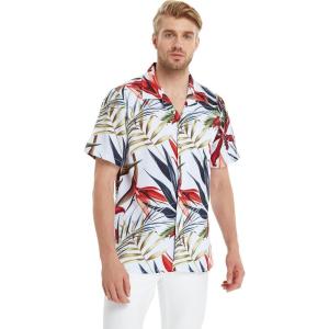 imageHawaii Hangover Mens Hawaiian Shirt Aloha Shirt Floral Edge in Assorted ColorsGarden at Dawn