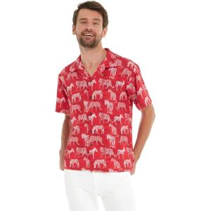 imageHawaii Hangover Mens Hawaiian Shirt Aloha Shirt Floral Edge in Assorted ColorsTropical Jungle Red
