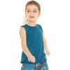 imageGirls Hawaiian Athletic Sportswear Leggings with Pockets in Solid ColorsBlue Green