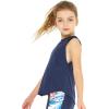 imageGirls Hawaiian Athletic Sportswear Leggings with Pockets in Solid ColorsNavy