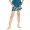 imageGirls Hawaiian Athletic Sportswear Skorts with Builtin Tights in Floral PatternsCrayon Palms Green