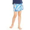 imageGirls Hawaiian Athletic Sportswear Skorts with Builtin Tights in Floral PatternsFirebird Blue White