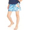 imageGirls Hawaiian Athletic Sportswear Skorts with Builtin Tights in Floral PatternsFirebird Blue White