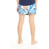 imageGirls Hawaiian Athletic Sportswear Skorts with Builtin Tights in Floral PatternsFirebird Blue White