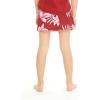 imageGirls Hawaiian Athletic Sportswear Skorts with Builtin Tights in Floral PatternsLotus and Orchid Red