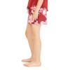 imageGirls Hawaiian Athletic Sportswear Skorts with Builtin Tights in Floral PatternsLotus and Orchid Red