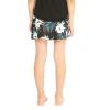 imageGirls Hawaiian Athletic Sportswear Skorts with Builtin Tights in Floral PatternsWispy Cereus Black