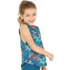 imageGirls Hawaiian Athletic Sportswear Tank Top in Floral PatternsCrayon Palms Green