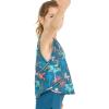 imageGirls Hawaiian Athletic Sportswear Tank Top in Floral PatternsCrayon Palms Green