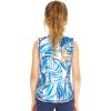 imageGirls Hawaiian Athletic Sportswear Tank Top in Floral PatternsFirebird Blue White