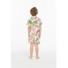 imageMatchable Family Hawaiian Luau Men Women Girl Boy Clothes in Lotus and OrchidBoy Short Sleeve