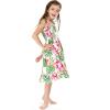 imageMatchable Family Hawaiian Luau Men Women Girl Boy Clothes in Lotus and OrchidGirl Elastic Top Strap