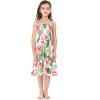 imageMatchable Family Hawaiian Luau Men Women Girl Boy Clothes in Lotus and OrchidGirl Elastic Top Strap