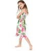 imageMatchable Family Hawaiian Luau Men Women Girl Boy Clothes in Lotus and OrchidGirl Elastic Top Strap