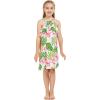 imageMatchable Family Hawaiian Luau Men Women Girl Boy Clothes in Lotus and OrchidGirl Ruffle Tank