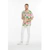 imageMatchable Family Hawaiian Luau Men Women Girl Boy Clothes in Lotus and OrchidMen Short Sleeve