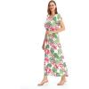 imageMatchable Family Hawaiian Luau Men Women Girl Boy Clothes in Lotus and OrchidWomen Cap Sleeve