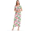 imageMatchable Family Hawaiian Luau Men Women Girl Boy Clothes in Lotus and OrchidWomen Cap Sleeve