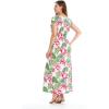 imageMatchable Family Hawaiian Luau Men Women Girl Boy Clothes in Lotus and OrchidWomen Cap Sleeve