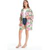 imageMatchable Family Hawaiian Luau Men Women Girl Boy Clothes in Lotus and OrchidWomen Kimono Cardigan