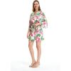 imageMatchable Family Hawaiian Luau Men Women Girl Boy Clothes in Lotus and OrchidWomen Kimono Cardigan