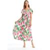 imageMatchable Family Hawaiian Luau Men Women Girl Boy Clothes in Lotus and OrchidWomen Maxi Rahee