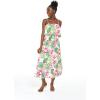 imageMatchable Family Hawaiian Luau Men Women Girl Boy Clothes in Lotus and OrchidWomen Short Maxi Ruffle