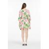 imageMatchable Family Hawaiian Luau Men Women Girl Boy Clothes in Lotus and OrchidWomen Short Poncho
