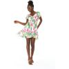 imageMatchable Family Hawaiian Luau Men Women Girl Boy Clothes in Lotus and OrchidWomen Short Rahee