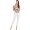 imageMatchable Family Hawaiian Luau Men Women Girl Boy Clothes in Lotus and OrchidWomen Smock Top
