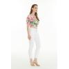 imageMatchable Family Hawaiian Luau Men Women Girl Boy Clothes in Lotus and OrchidWomen Smock Top
