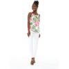 imageMatchable Family Hawaiian Luau Men Women Girl Boy Clothes in Lotus and OrchidWomen Spaghetti Strap Top