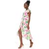 imageMatchable Family Hawaiian Luau Men Women Girl Boy Clothes in Lotus and OrchidWomen Wrap Ruffle