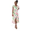 imageMatchable Family Hawaiian Luau Men Women Girl Boy Clothes in Lotus and OrchidWomen Wrap Ruffle