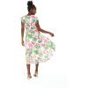 imageMatchable Family Hawaiian Luau Men Women Girl Boy Clothes in Lotus and OrchidWomen Wrap Ruffle