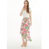 imageMatchable Family Hawaiian Luau Men Women Girl Boy Clothes in Lotus and OrchidWomen Wrap Ruffle Skirt