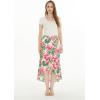 imageMatchable Family Hawaiian Luau Men Women Girl Boy Clothes in Lotus and OrchidWomen Wrap Ruffle Skirt