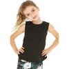 imageGirls Hawaiian Athletic Sportswear Leggings with Pockets in Solid ColorsBlack