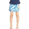 imageGirls Hawaiian Athletic Sportswear Skorts with Builtin Tights in Floral PatternsFirebird Blue White