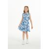 imageGirl Hawaiian Collar Shirt Dress in Classic HibiscusShirt Dress in Classic Hibiscus Blue