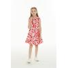 imageGirl Hawaiian Collar Shirt Dress in Classic HibiscusShirt Dress in Classic Hibiscus Red