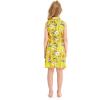 imageGirl Hawaiian Collar Shirt Dress in Garden Poppy YellowGarden Poppy Yellow