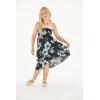 imageGirl Hawaiian Halter Dress in Day Dream BloomMidnight Bloom